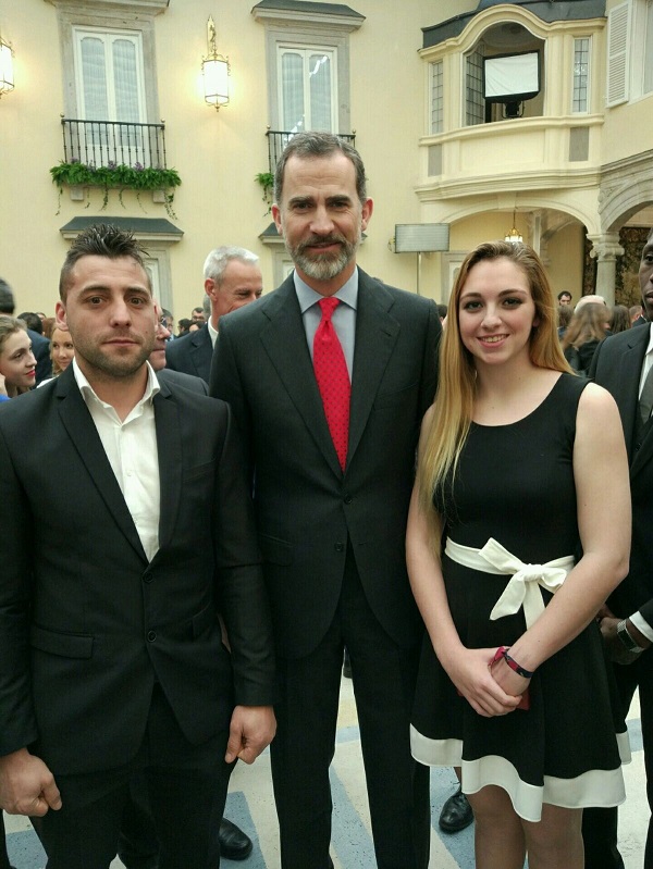 With the king felipe vi
